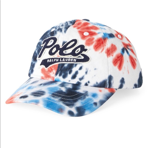 SOLD// Polo Ralph Lauren Tie-dye Logo Cap - Picture 2 of 13